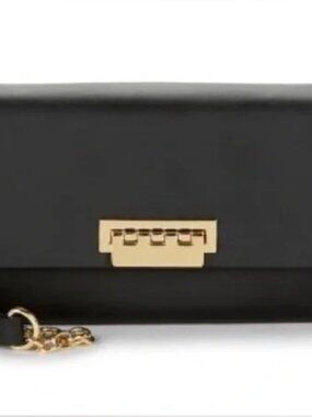 ZAC Zac Posen Authentic Luxury Minimalist Eartha Chain Wallet Cross Body Bag